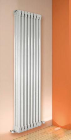 monza vertical white radiator