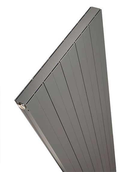 malpensa flat aluminium designer radiator 