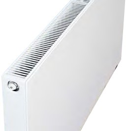 milano horizontal flat panel contemporary radiator