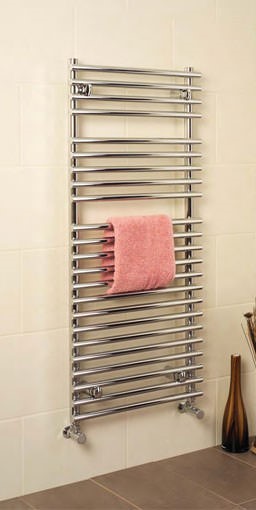 pavia tube on tube towel warmer 