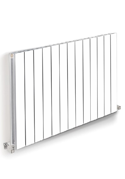 magenta flat horizontal white radiator