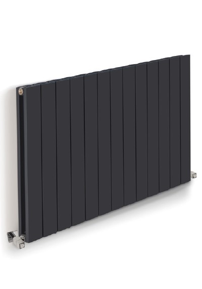 magenta flat horizontal anthracite radiator