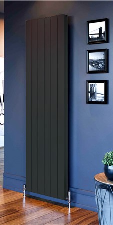 magenta black vertical radiator