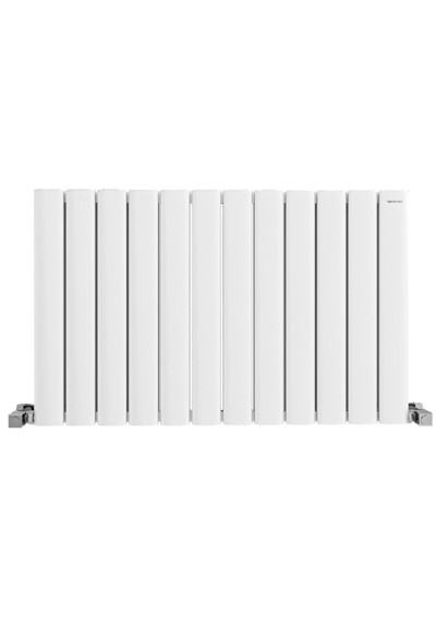 magenta curve horizontal white radiator