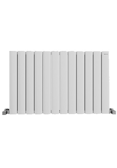 magenta curve horizontal aluminium radiator