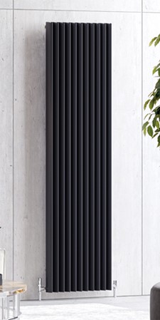 magenta shark vertical black radiator