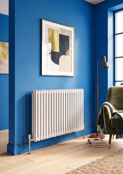 apollo column white matt stock