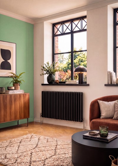apollo column black matt stock