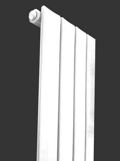 capri single white radiator